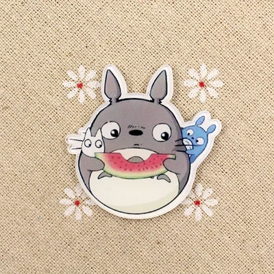 FFFPIN японская брошь в стиле аниме ткань значок булавки Tonari no Totoro значок Insigne домашний Автомобиль Девушка Рюкзак Декор Детская игра косплей приз - Окраска металла: Model C