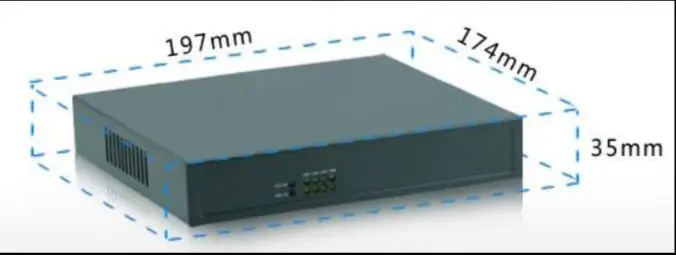 Мини ПК компьютер Celeron J1900 4 ядра сети Управление безопасности брандмауэр WAN