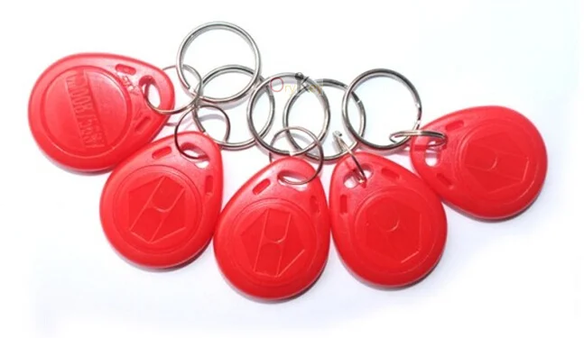 100 шт. разноцветные RFID Брелоки 125 кГц|rfid proximity|token keyrfid id |