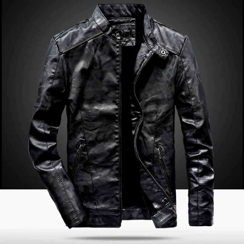 2019 Сезон весна осень Босоножки из искусственной PU кожи мужской Slim Fit пальто со