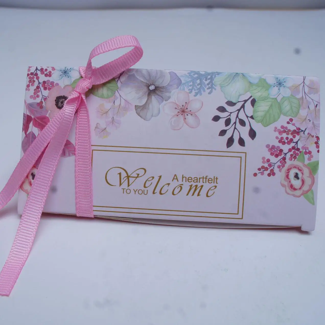 100 шт. Новая креативная коробка для конфет с лесными зелеными листьями Bomboniere