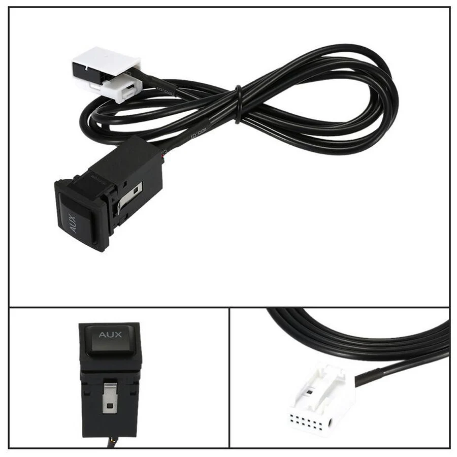 Разъем AUX для штекера музыкальный аудио интерфейс VW Passat B6 B7 CC Touran POLO Facelift RCD510 RCD310