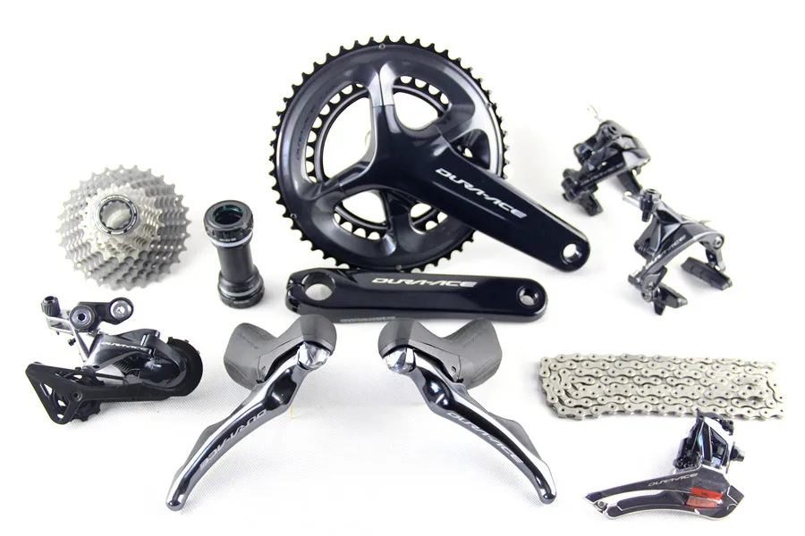SHIMANO R9100 указано DURA-ACE R9100 9000 переключатели дорожный В переменного тока, 50-; большие размеры 34-52-36 53-39T 165 170 172,5 175 мм 11-25 11-28 11-30T