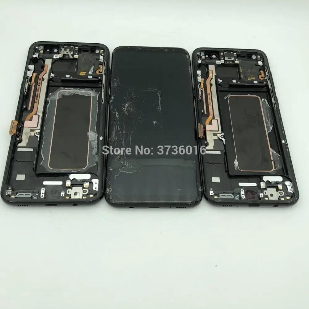 Сломаных LCD дисплей для телефона Galaxy S8 плюс G955 мобильный телефон на практике как