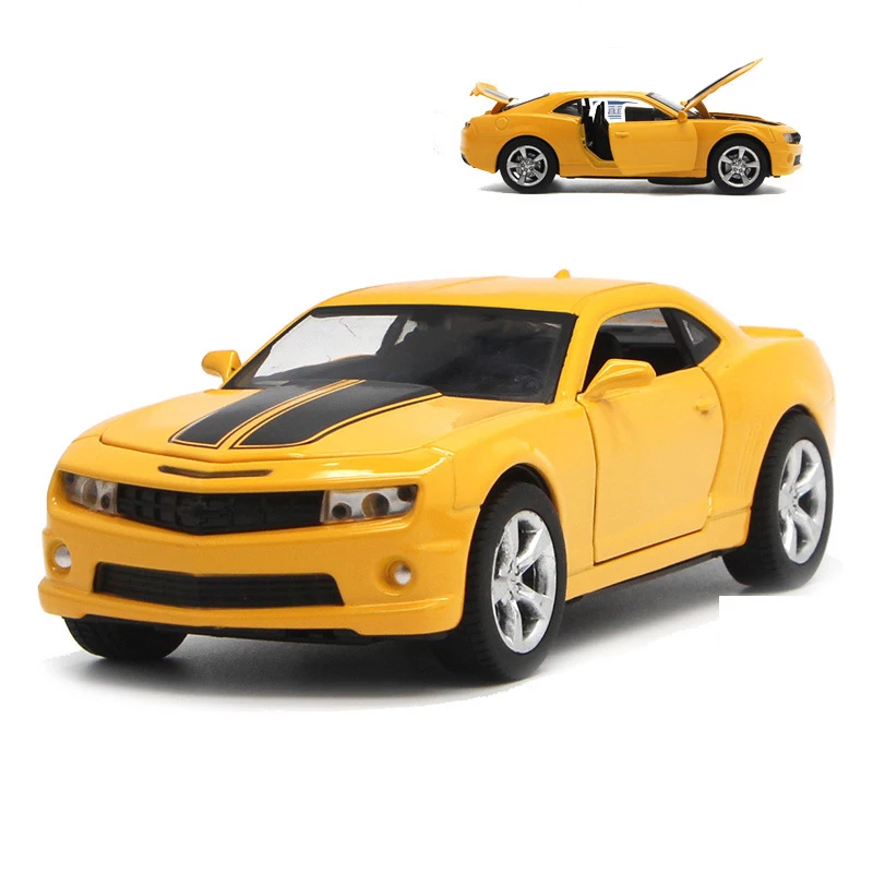 

1:32 yellow Chevrolet Camaro Alloy Diecast Car Model Pull Back Metal Toy Car model toys for children gift