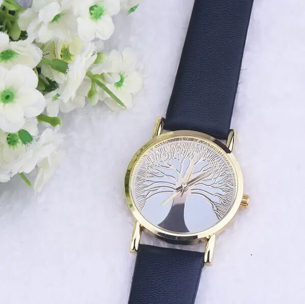 Модные часы Tree Of Life женские милые горячая Распродажа часов Роскошные Кварцевые