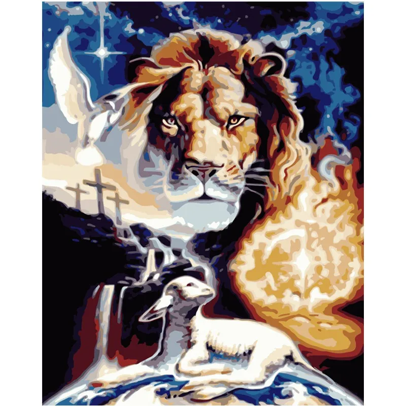 Краска по номерам DIY для раскрашивания инструменты рисования Красивая краска