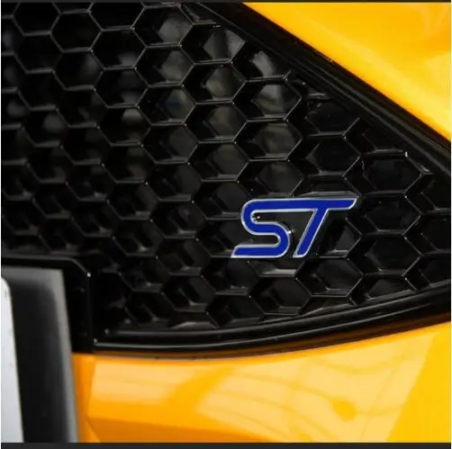 Металлическая 3D Автомобильная Стайлинг ST наклейка для передней решетки