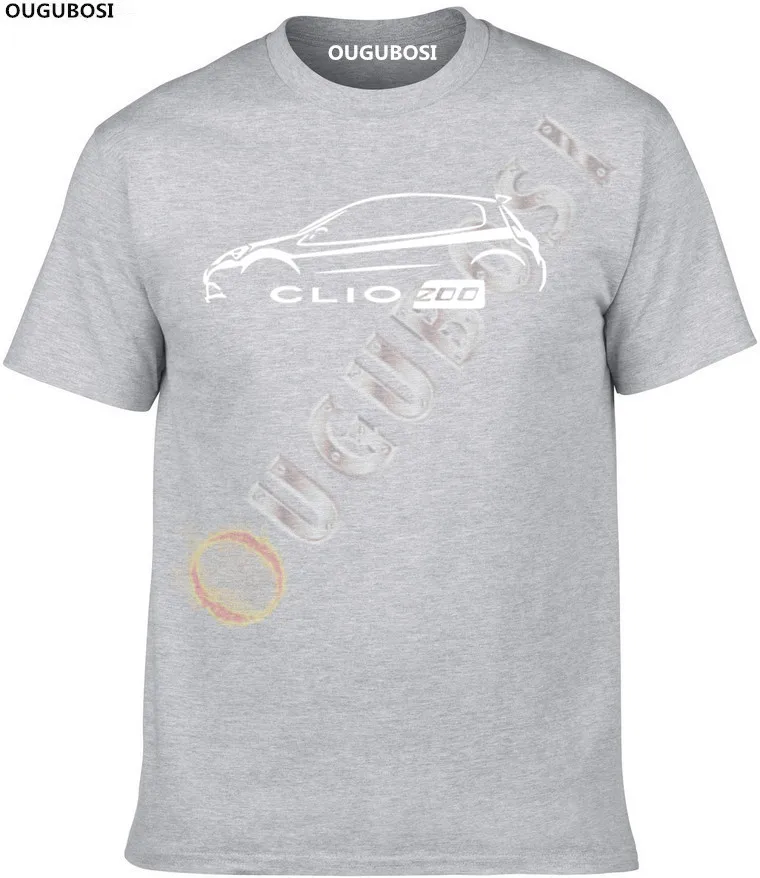 RENAULT CLIO SPORT 200 CUP CLASSIC CAR t shirt #200 CLIO|Мужские футболки| |