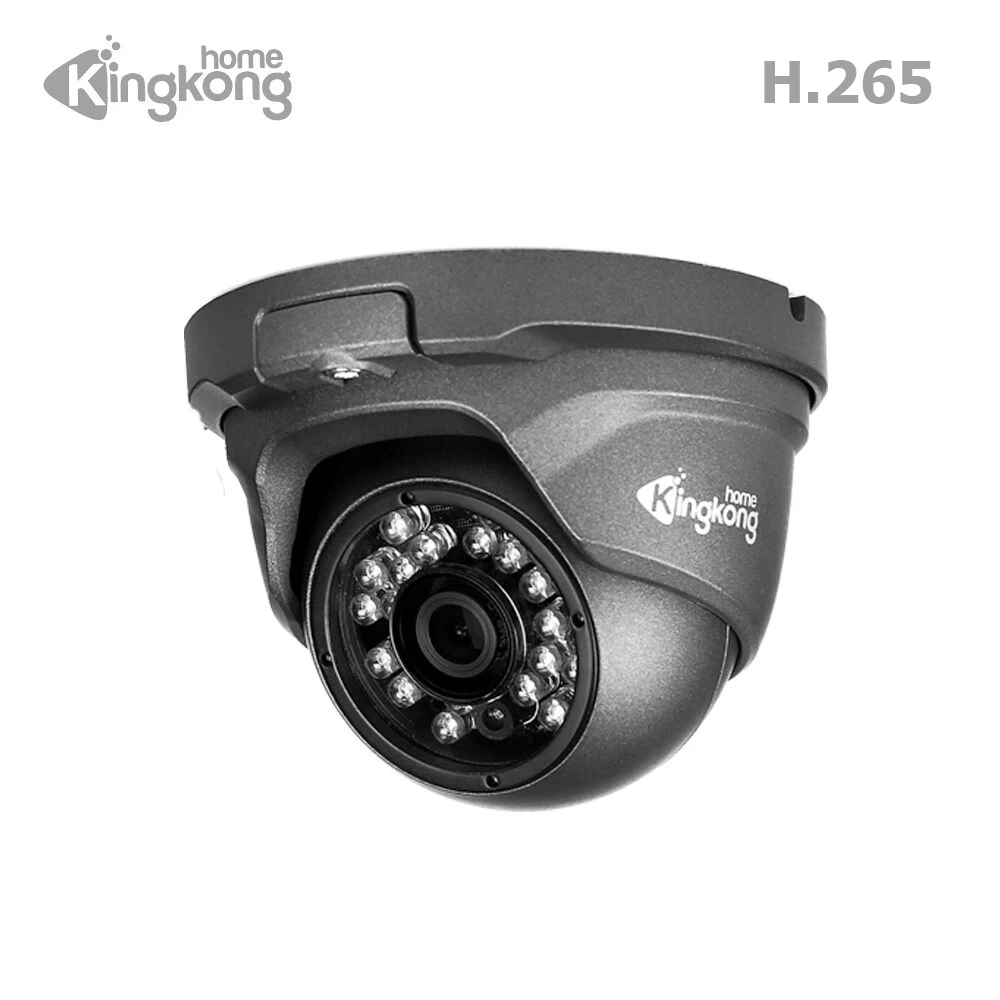 Kingkonghome 2 8 мм широкоугольная POE 1080P ip камера H265 CCTV металлическая водонепроницаемая