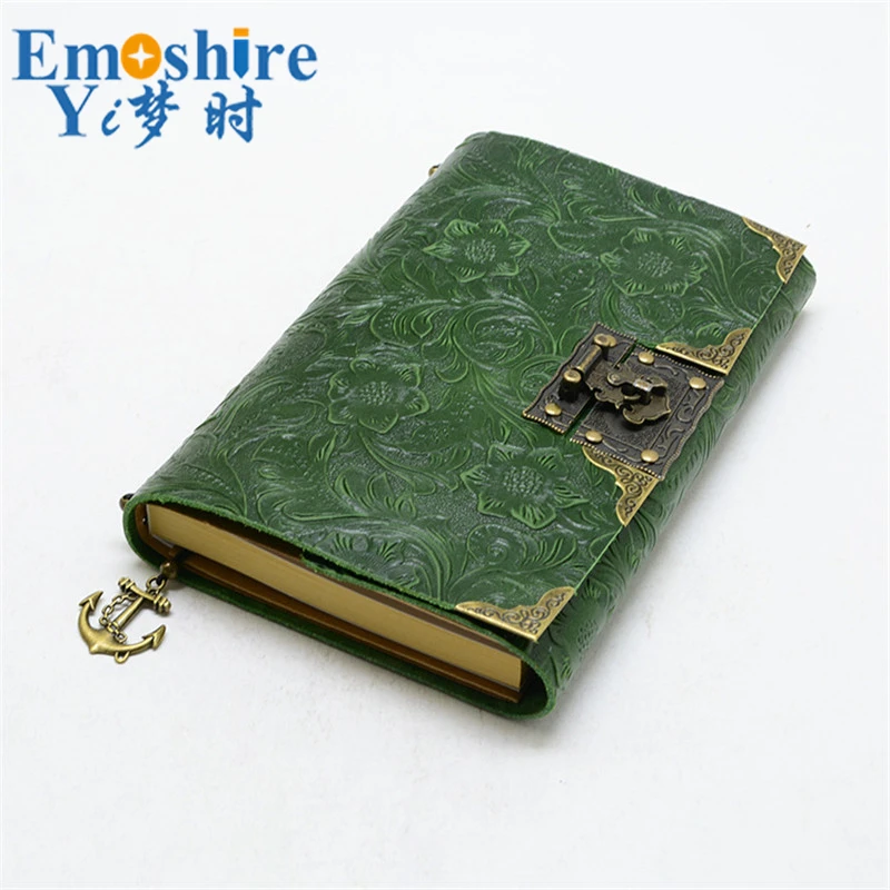 売る Emoshire最新本革デザイン旅行者のノートブックヴィンテージヨーロッパスタイルトラベルジャーナル日記手作りギフトn117