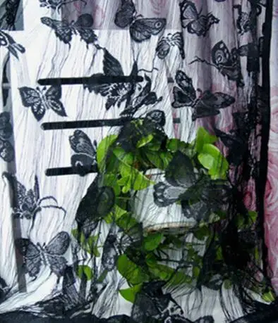 10 цветов бабочки Шторы веревочная пряжа окрашенная s твёрдое полиэстеровое для