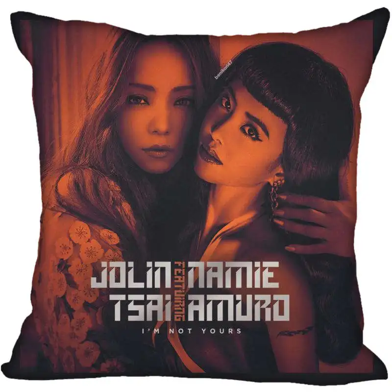 Индивидуальная квадратная наволочка Namie Amuro с рисунком, Мягкая Наволочка на молнии, 1 шт. Наволочка на заказ, больше размеров, a1949 - Цвет: 19