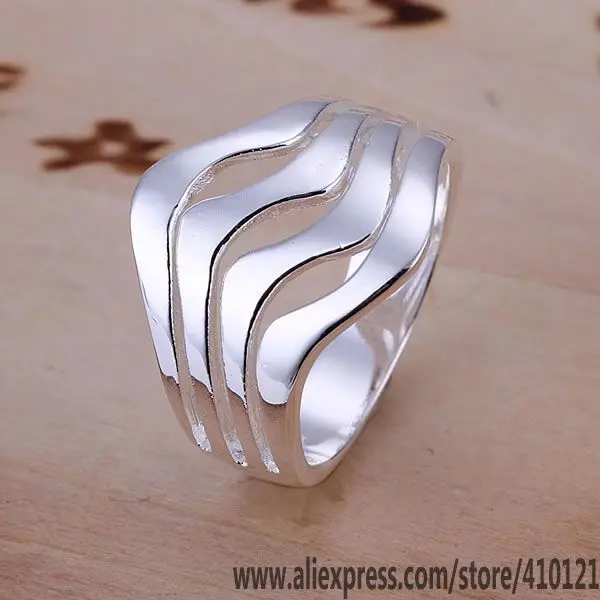 R123 счастливое очарование серебряные цветные кольца для женщин ювелирные изделия