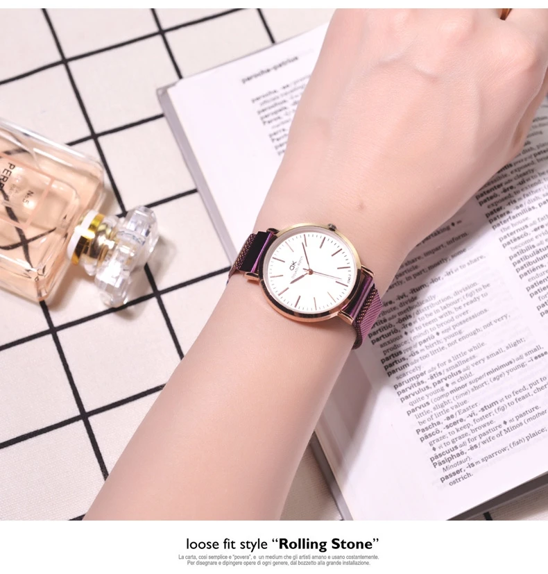 Relogio Feminino, женские часы с магнитом, женские часы, розовое золото, наручные часы, повседневная молодежная мода, тренд, простые женские часы, reloj mujer