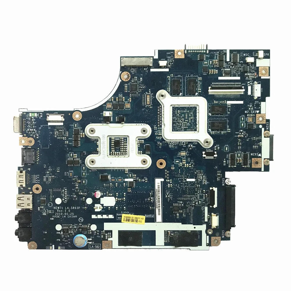 SZWXZY отлично подходит для материнской платы ноутбука ACER 5741G 5742G HM55 GT540M/1 ГБ MBBRB02001