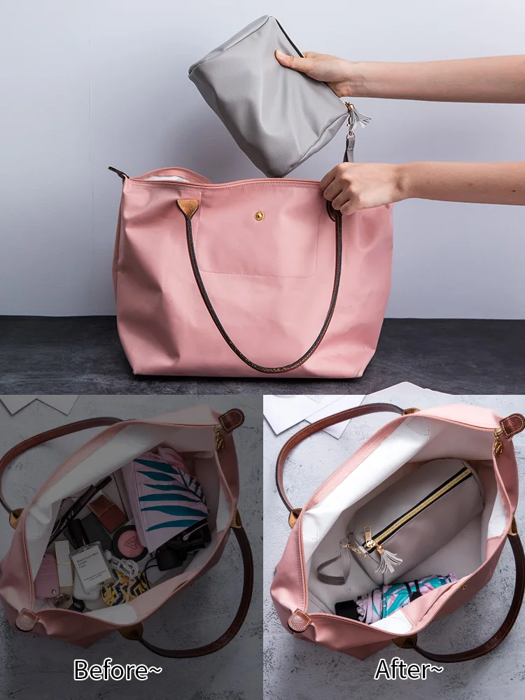 Дорожная Большая вместительная сумка на молнии для губ косметички девочек