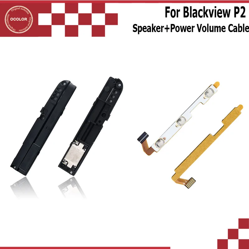 Ocolor для Blackview P2 Кнопка питания громкости гибкий кабель громкий динамик новый