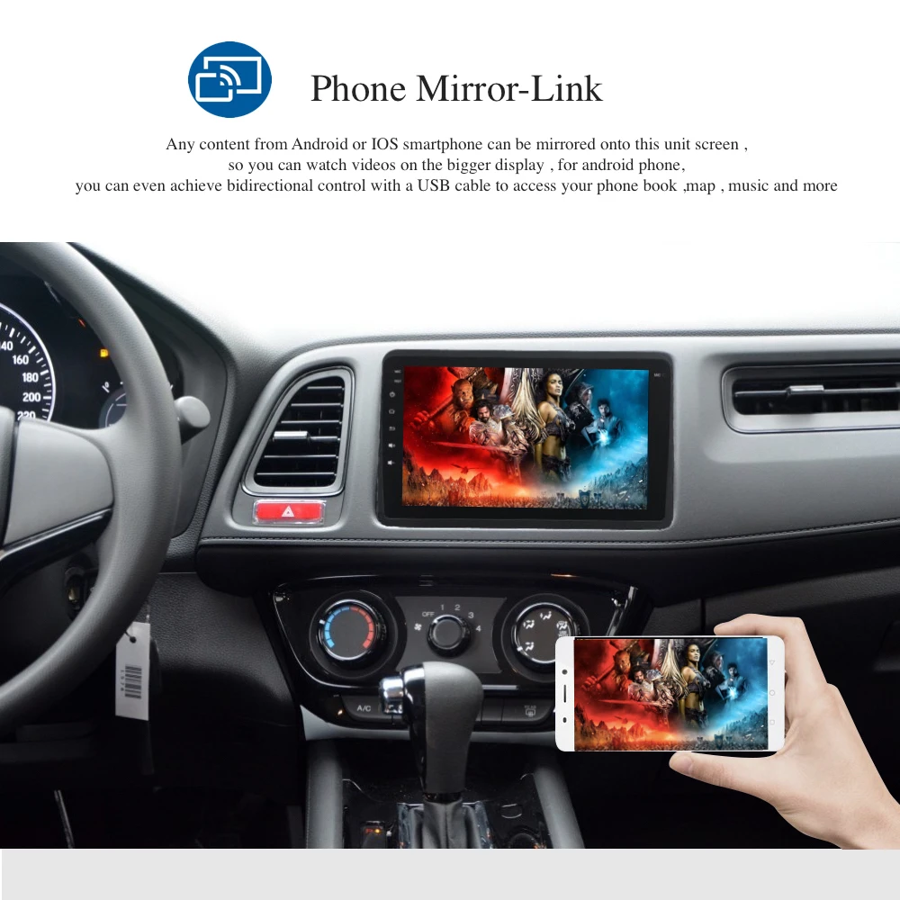 Android 9,0 автомобильное радио 2 Din gps Navi для Honda Vezel HR-V HRV PX6 DSP ips HDMI 4 Гб+ 64 Гб RDS Wi-Fi USB BT