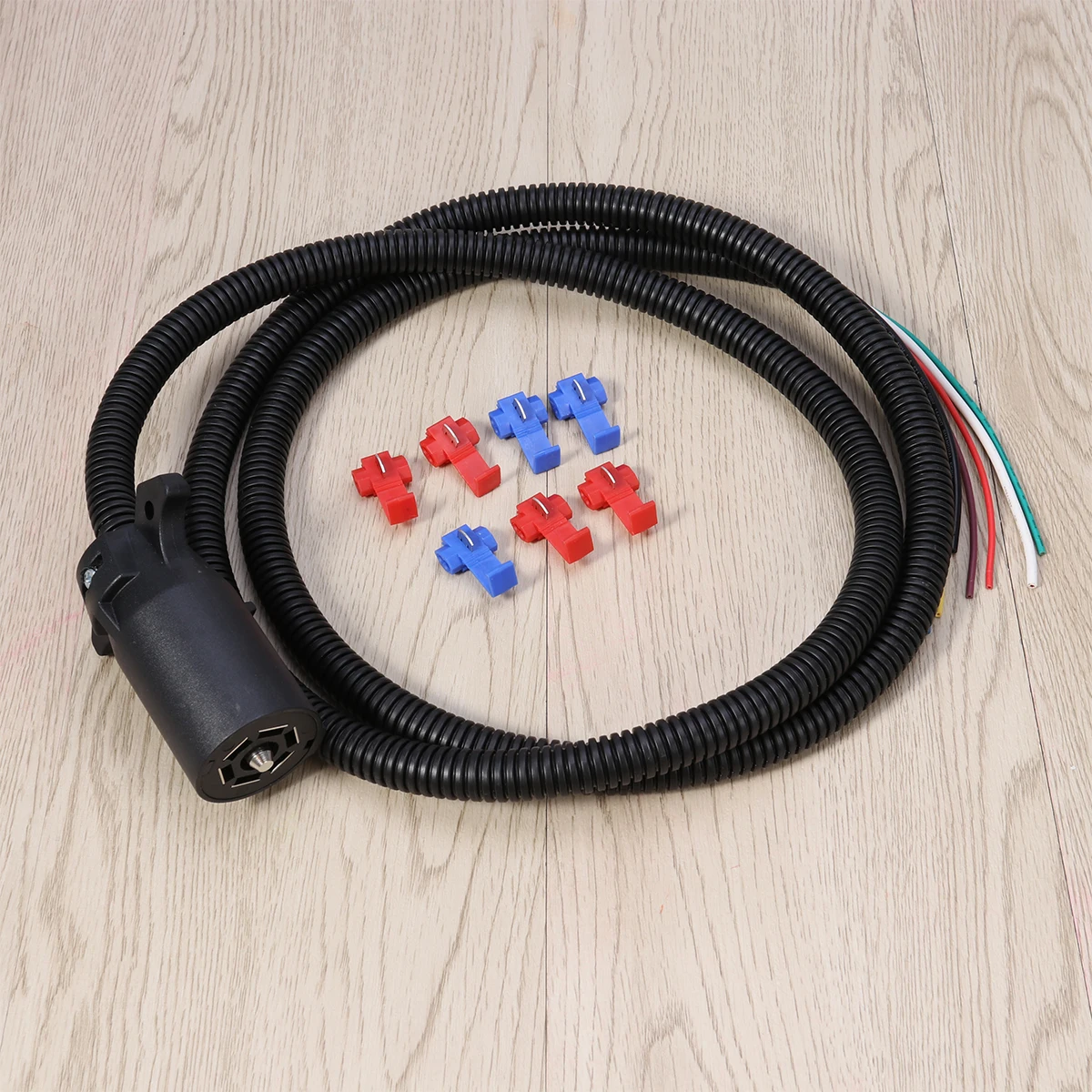 Прочный 2 м 7 способ соединитель штепсельная розетка провода трейлер проводка