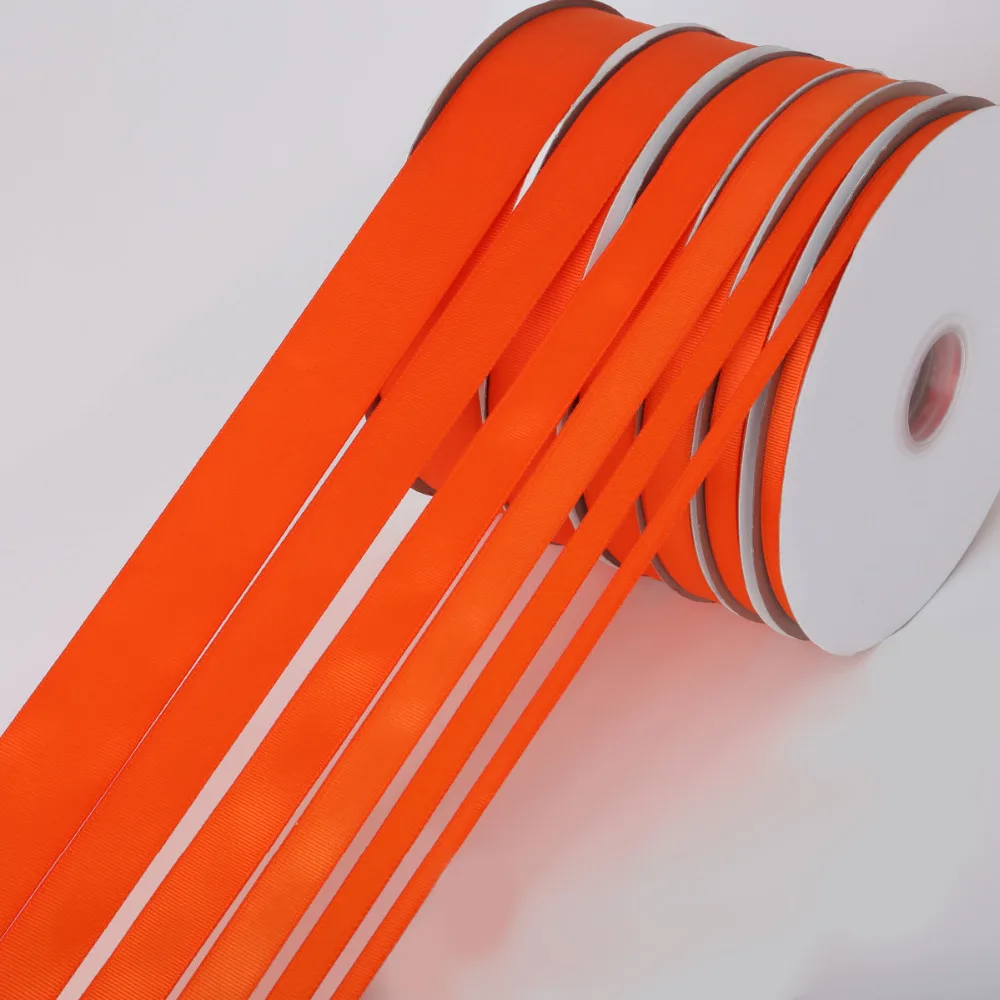 Новое поступление 7 38 мм для выбора оранжевого красного цвета 5 ярдов/партия Grosgrain