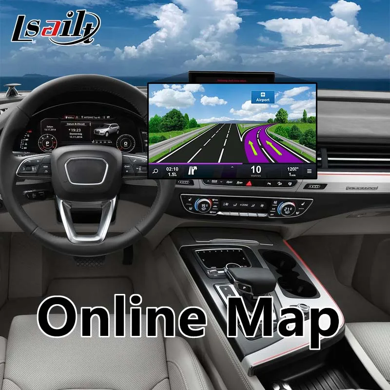 Android 6 0 GPS навигатор 3G для AUDI MMI Q7 A8 A6 с Mirrorlink Wi Fi навигацией в реальном времени