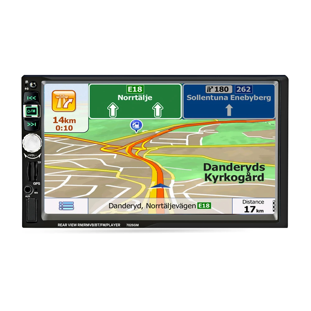 HEVXM 7026GM GPS оборудование для транспортных средств BT 7 дюймов 2Din автомобиль MP5 MP3/MP4