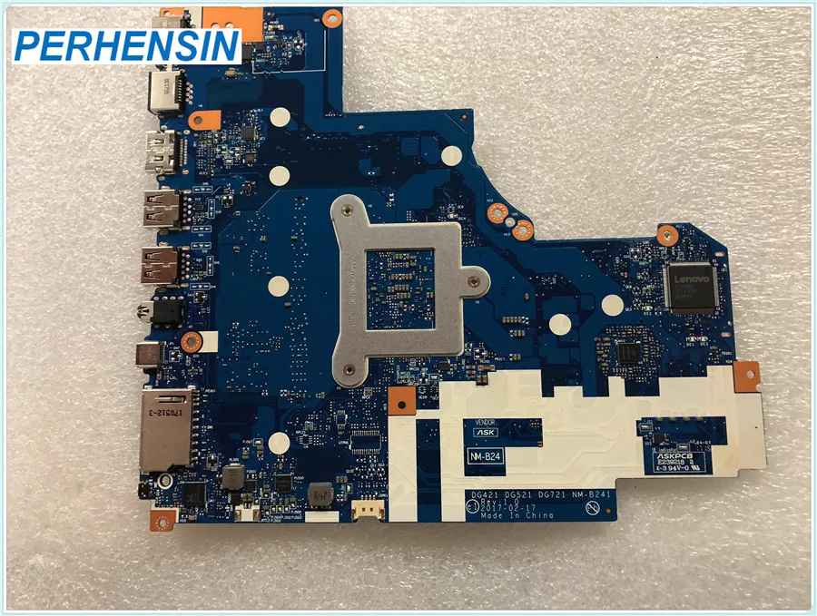 

FOR Lenovo FOR IDEAPAD 320-17IKB 80XM Laptop motherboard Integrated Graphics NM-B241 w SR2JG I3 6006U 100% WORK PERFECTLY