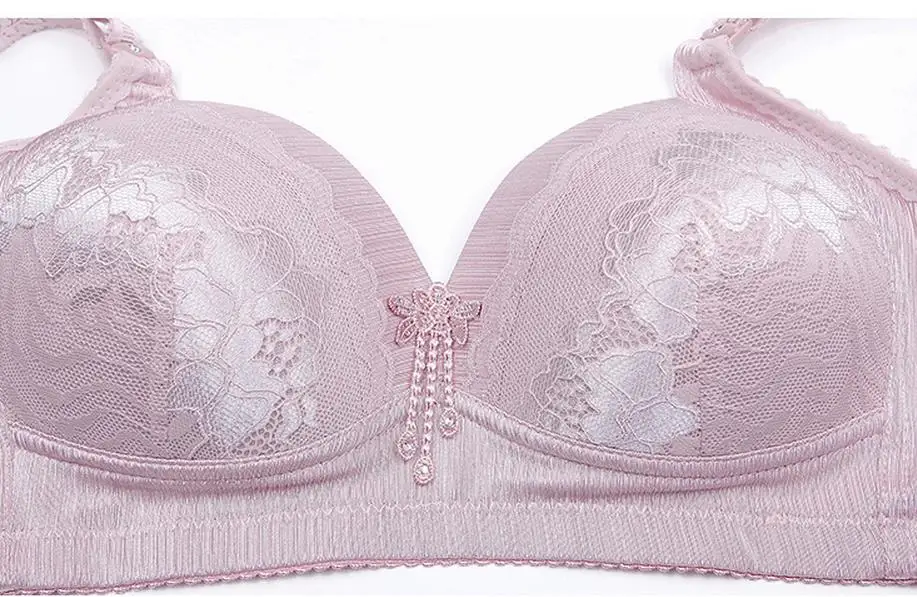 Хлопковый мягкий бюстгальтер с косточками для кормящих матерей