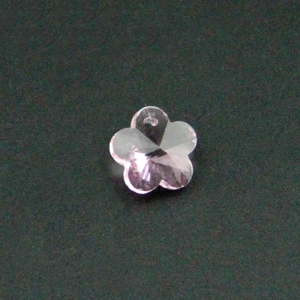 

Best Quality 14mm One Hole Pink K9 Glass Flower Beads Crystal Handmade Beads 100-2000pcs For Jewelry Wedding Decoration DIY