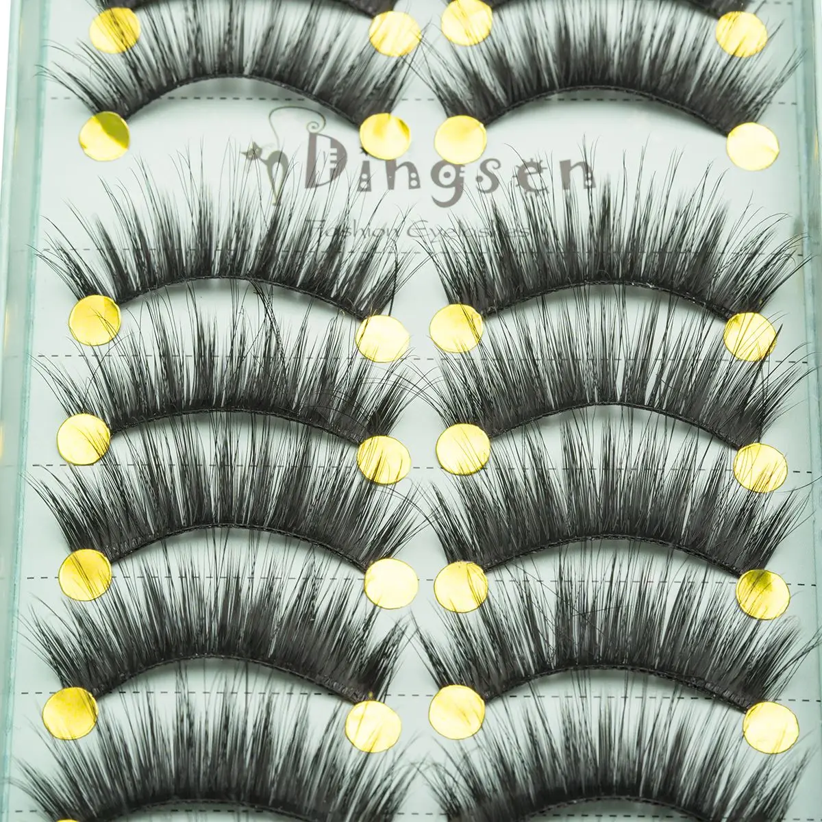 10 пар ресниц с высокой имитацией норки объемные ресницы ручной работы для