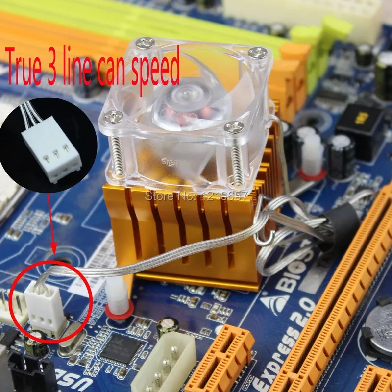 5 шт. в партии алюминиевый радиатор ребра кулер вентилятор для ПК Northbridge чипсет