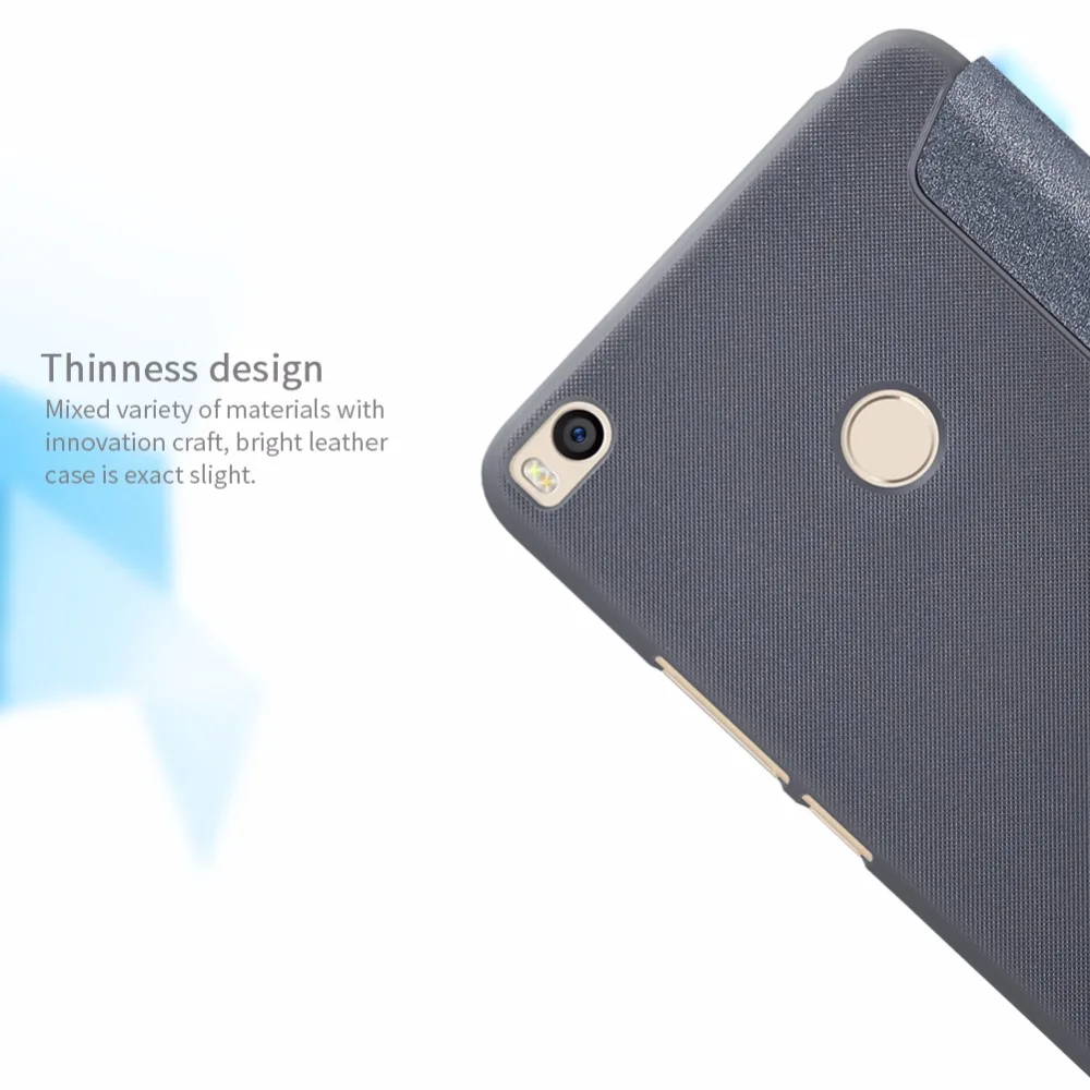 Оригинал Nillkin Флип Чехол для Xiaomi Max 2 6.44 дюймов Новый кожаный чехол Sparkle Leather Case