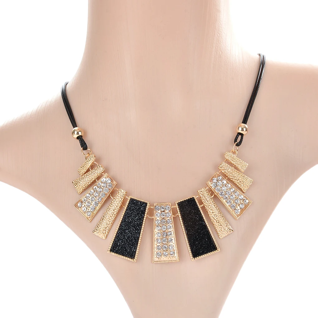 

Женское матовое Ожерелье Неправильной геометрической формы, свитер с чокером и цепочкой, ювелирные изделия