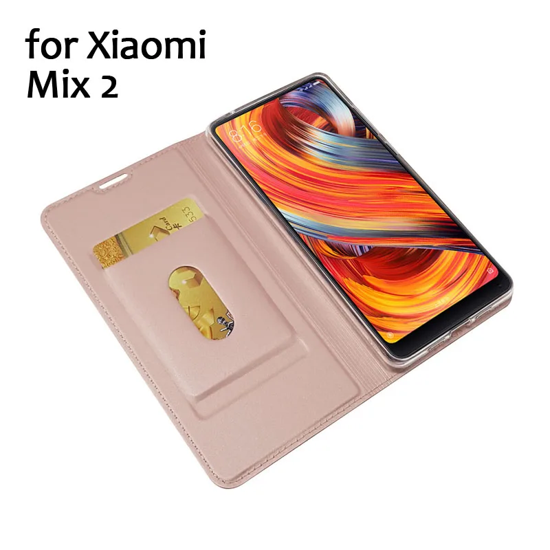 Чехол-книжка Pre mi um для Xiaomi mi Mix 2S 2 из натуральной кожи для Xiao mi x2S 6 ГБ 8 ГБ, защитный чехол-бумажник для карт