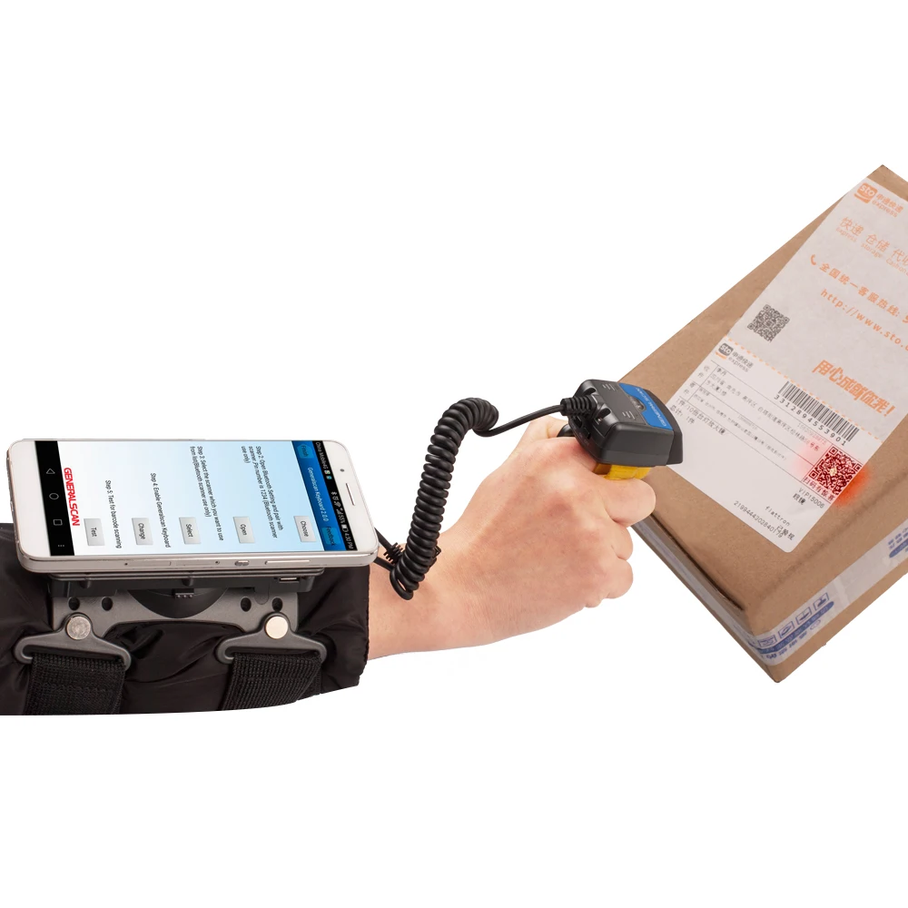 Бестселлер Generalscan GS WT1500 HW 2D Bluetooth Imager носимый браслет сбор данных штрих кода