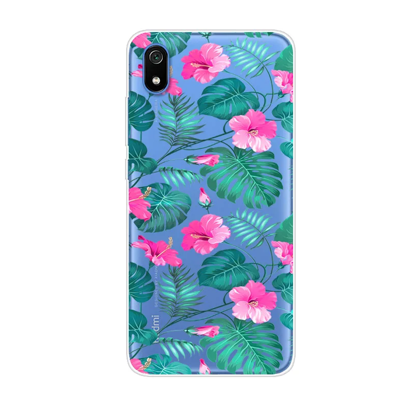 Чехлы для Xiaomi Redmi 7A чехол Мягкая силиконовая задняя защитная крышка телефона