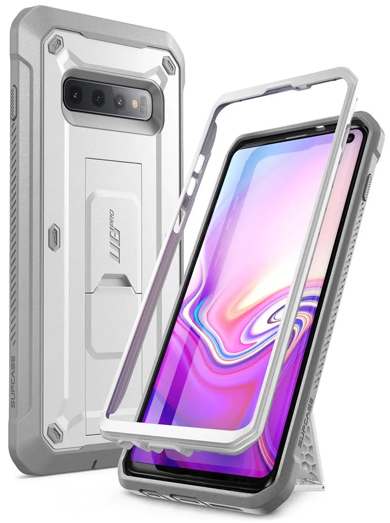 Для samsung Galaxy S10 чехол 6,1 дюймов SUP чехол UB Pro полный корпус прочная подставка чехол Чехол без встроенной защиты экрана