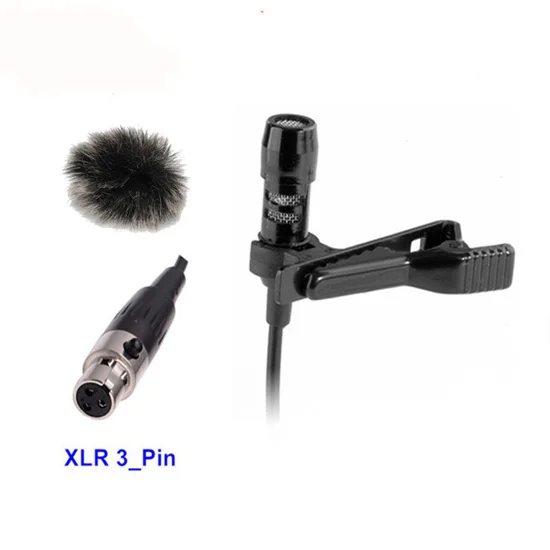 Профессиональный Мини конденсаторный микрофон Lapela для Sennheiser, беспроводной передатчик TRS 3,5 мм, винтовой разъем - Цвет: D3 Mic