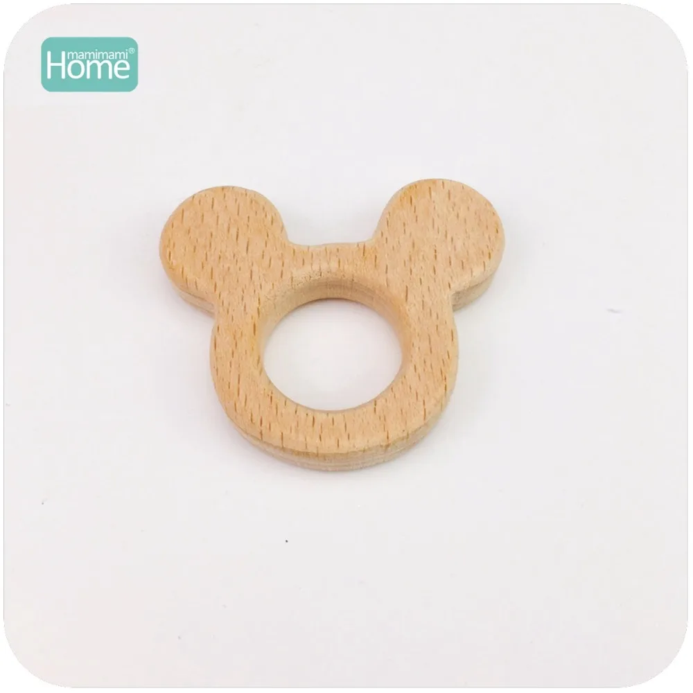 

MamimamiHome детские погремушки из бука с головой медведя 10 шт. браслет для прорезывающихся зубов игрушка для коляски Аксессуары для игр в спортз...