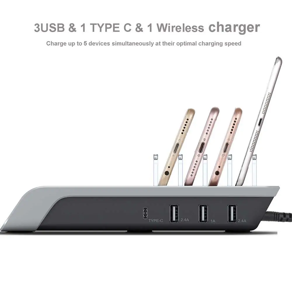 Мульти 3 порта USB зарядное устройство Кронштейн Мобильный планшет смарт