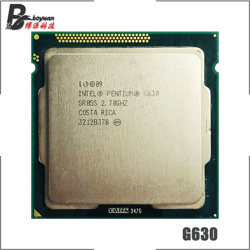 Двухъядерный процессор Intel Pentium G630 2 7 ГГц 3 м 65 Вт LGA 1155|cpu processor|pentium g630intel pentium |