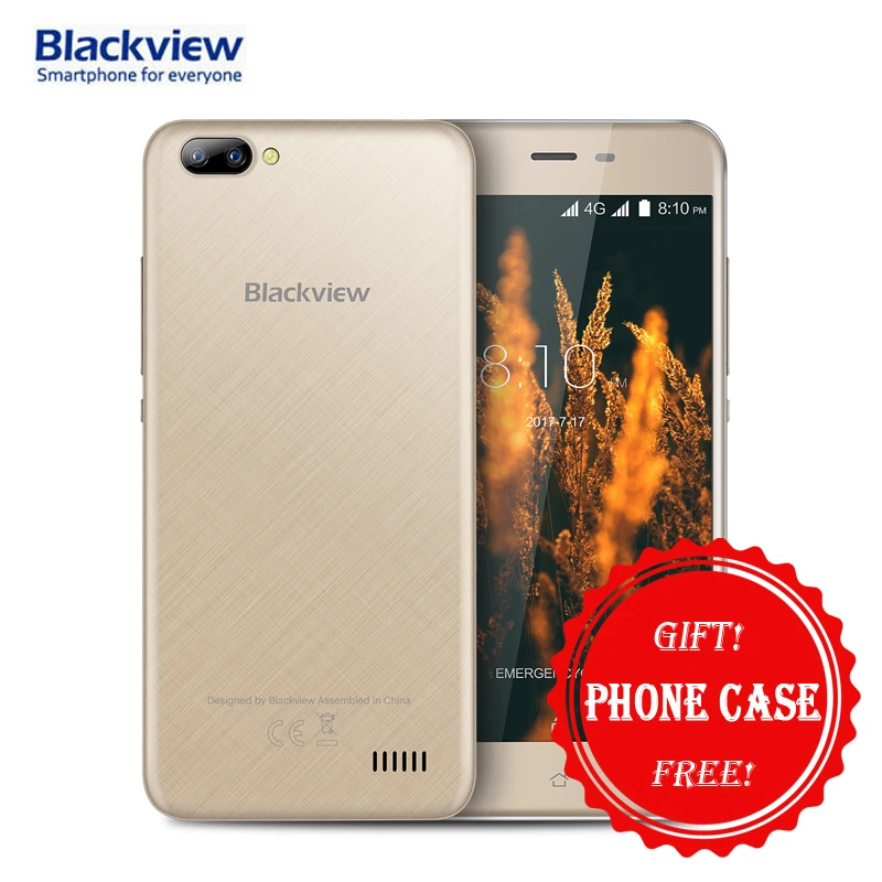 Blackview A7 Pro 4 г LTE смартфон mtk6737 ядра 5.0 &quotHD Android 7.0 2 ГБ Оперативная память 16