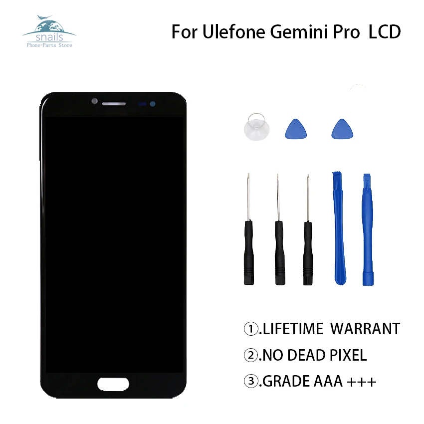 Оригинальный для Ulefone Gemini Pro ЖК дисплей кодирующий преобразователь сенсорного