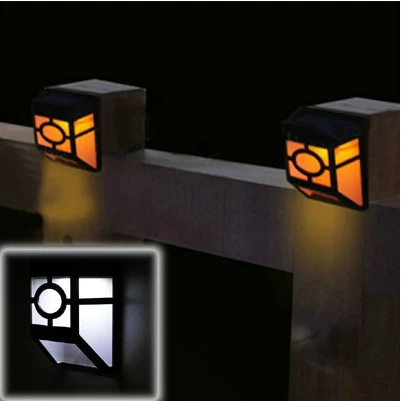 Фото Colorpai 4 шт./лот 2LED новый дизайн на солнечных батареях Светодиодный светильник Colorpai 4 шт./лот 2LED новый дизайн на солнечных батареях Светодиодный светильник