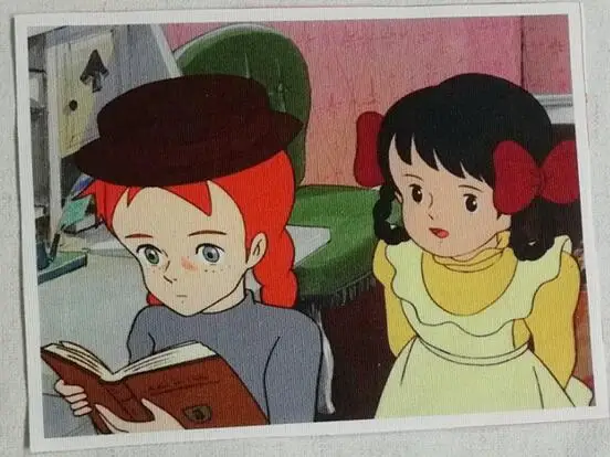 4 Anne girl ручная крашеная ткань, сделай сам, пэчворк, ручная работа, ткань для позиционирования, ткань для изготовления кошелька, Мультяшные нашивки 15x20 см - Цвет: 4