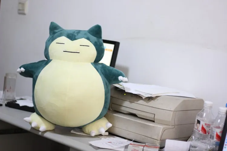 50 см 1 кг Большой Snorlax Kabigon Big Go плюшевая игрушка чучело Мягкая кукла