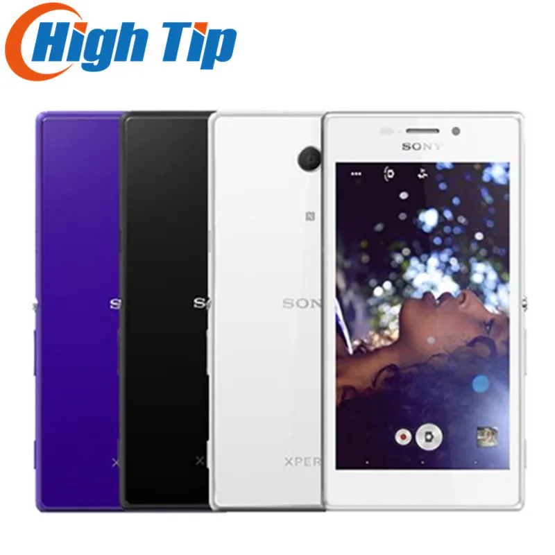 Разблокированный оригинальный Xperia M2 4 8 &quotAndroid 1 ГБ ОЗУ Гб ПЗУ четырехъядерный Мп