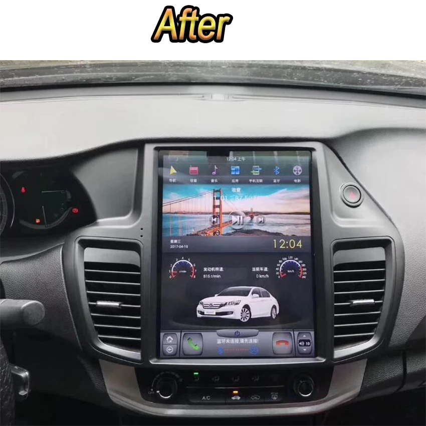 Liislee 2 din Android для Honda Accord 2013~ большой экран Автомобильный мультимедийный плеер gps навигация Видео Радио Зеркало Ссылка
