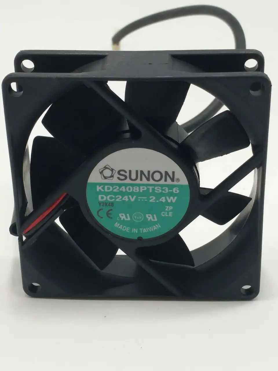 SUNON KD2408PTB3-6 Server Cooling Fan DC 24V 2.4W 80x80x25mm 2-Wire